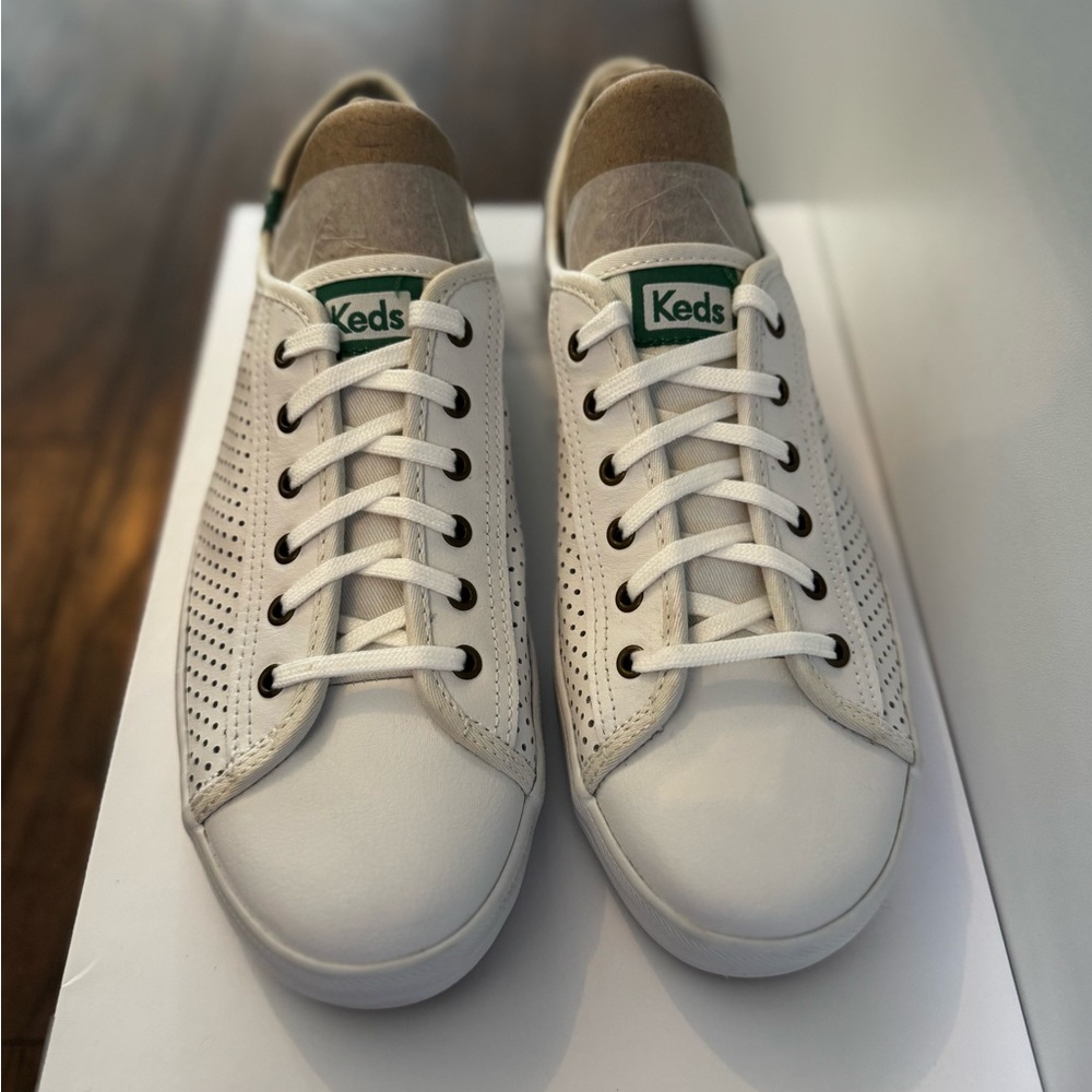 Keds White Lace-up Sneakers